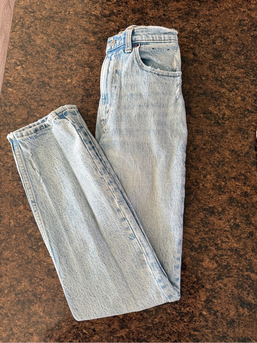 Women Curve Love Light Blue Denim Jeans Abercrombie & Fitch